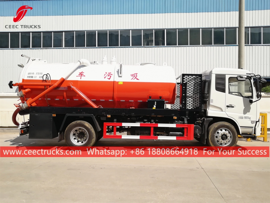 Truk Pengisap Limbah 11.000 Liter DONGFENG