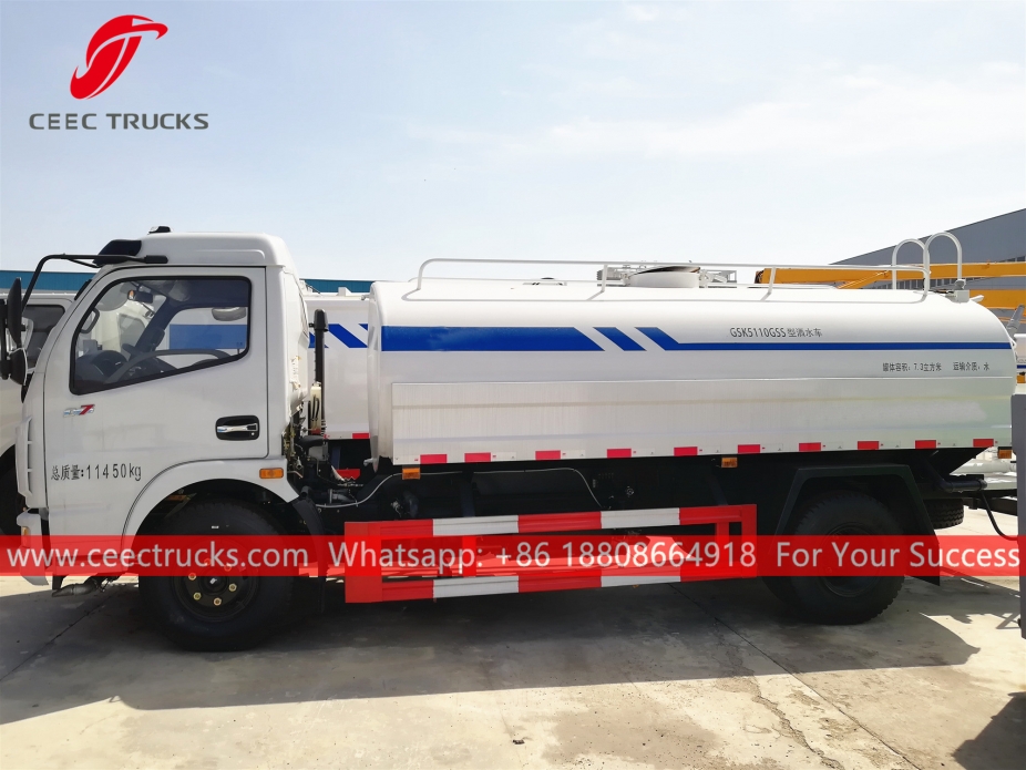 Truk Tangki Air 7 CBM DONGFENG