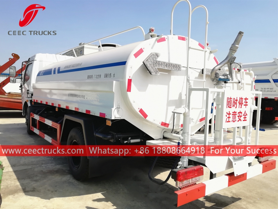 Truk Tangki Air 7 CBM DONGFENG