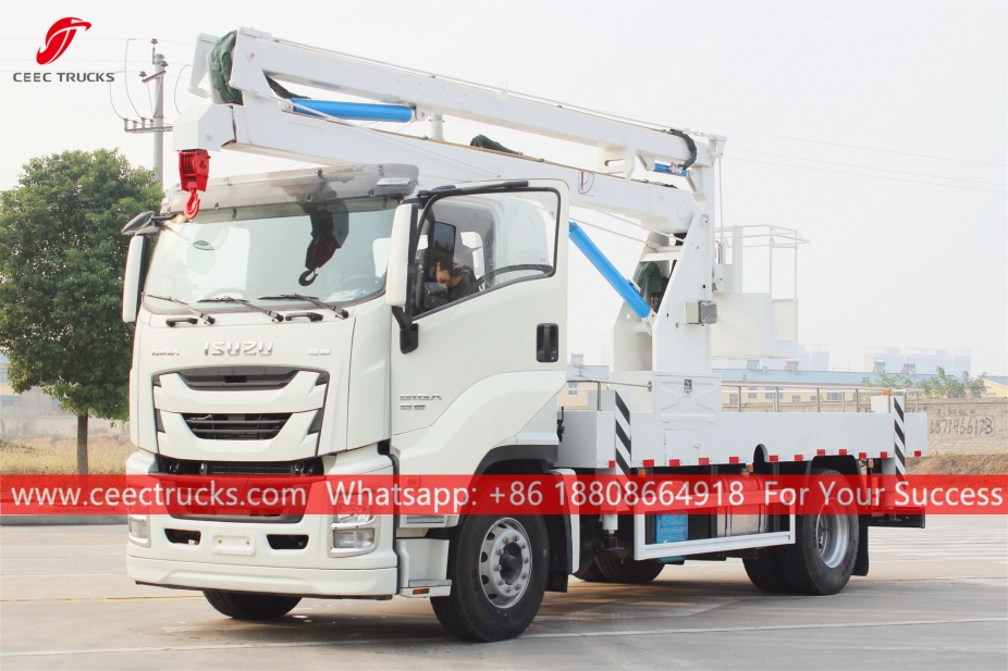 Truk Kerja Platform Udara ISUZU GIGA 16m