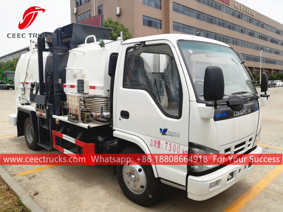 Truk Pengumpul Sampah Dapur 6.000L ISUZU