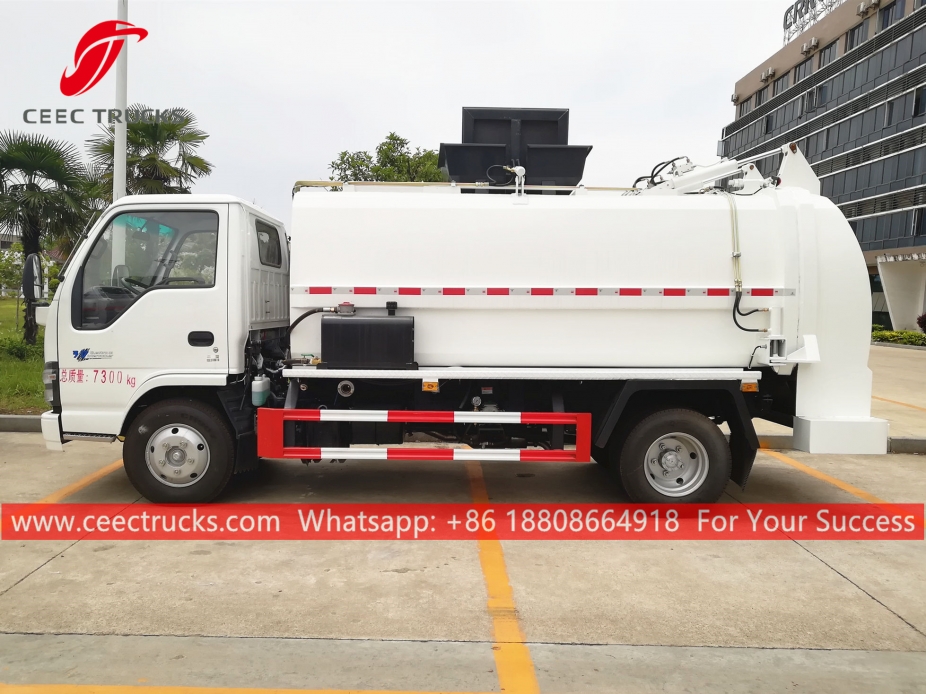 Truk Pengumpul Sampah Dapur 6.000L ISUZU