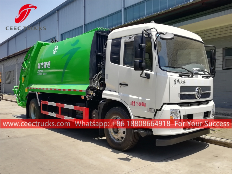 Dongfeng 12CBM Menolak Truk Kompresi