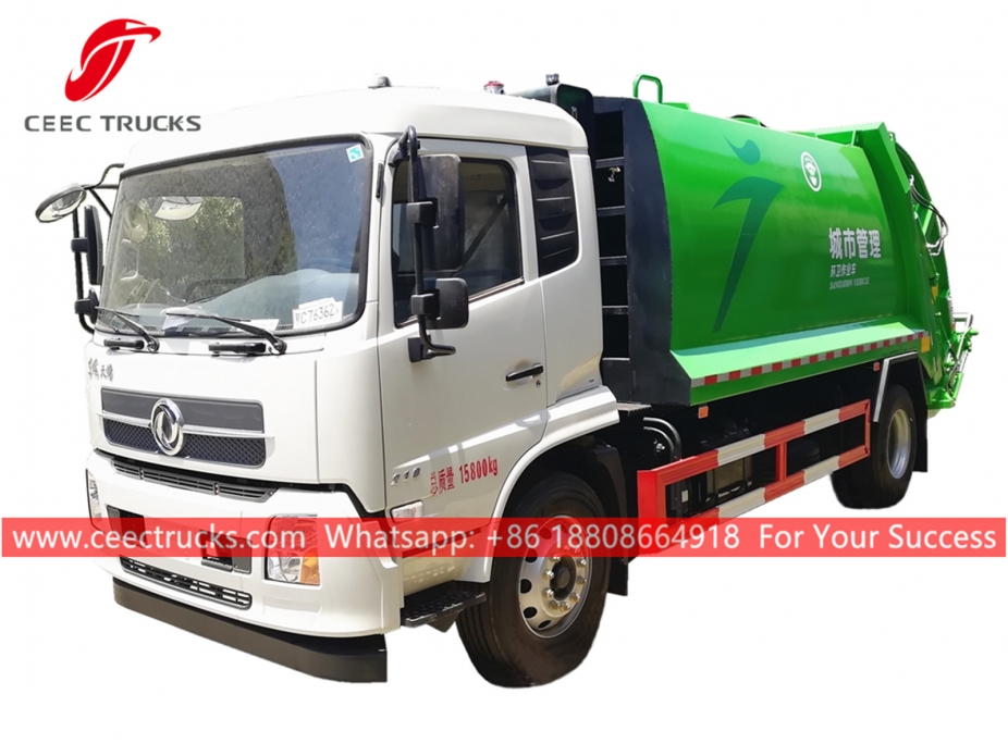 Dongfeng 12CBM Menolak Truk Kompresi