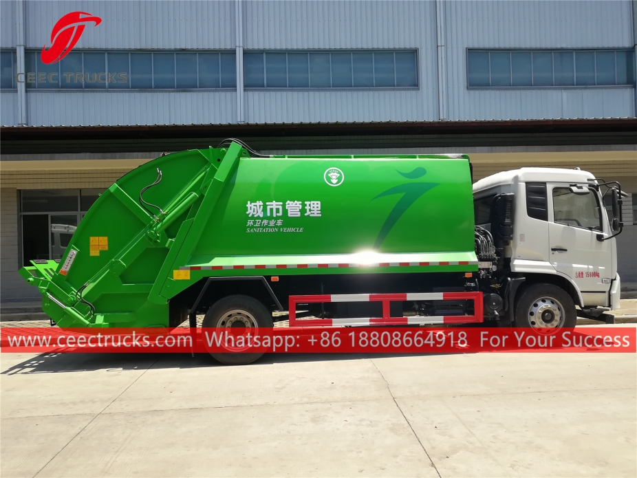 Dongfeng 12CBM Menolak Truk Kompresi