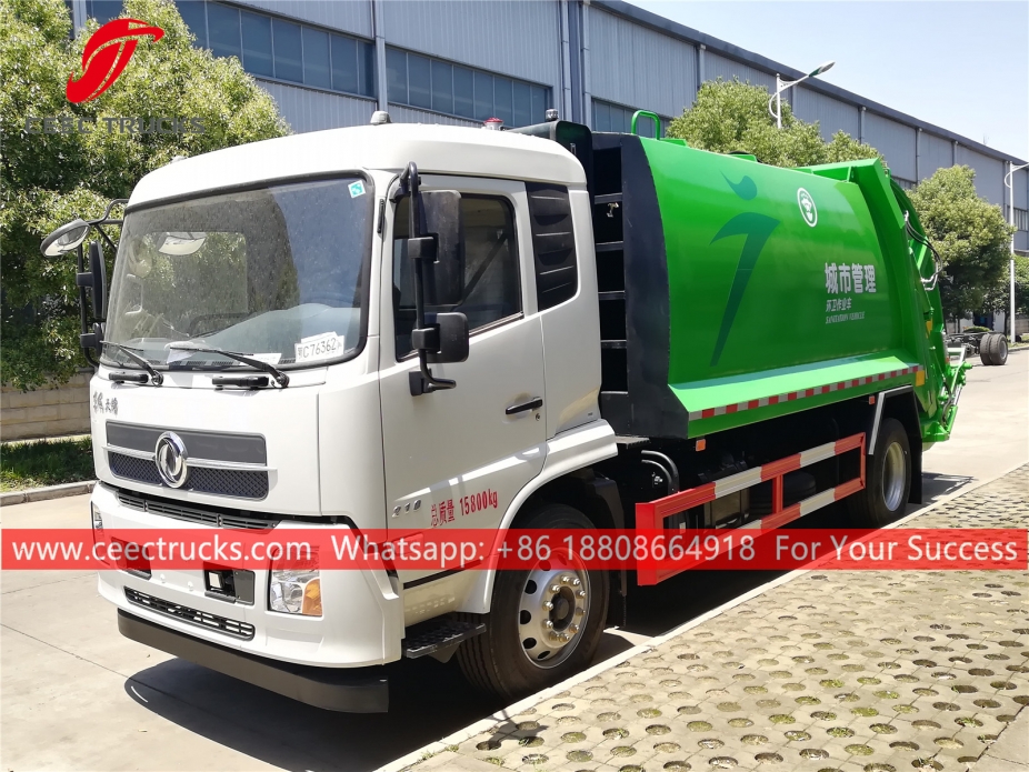 Dongfeng 12CBM Menolak Truk Kompresi