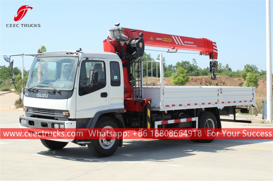 Truk Derek Palfinger ISUZU FTR 10Ton