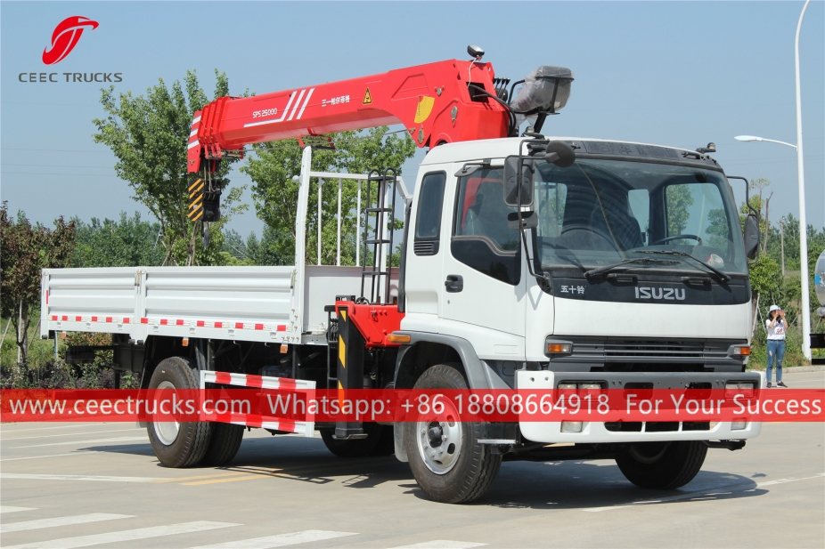 Truk Derek Palfinger ISUZU FTR 10Ton