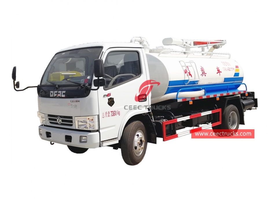 Truk Pengisap Septik 4.500 Liter DongFeng