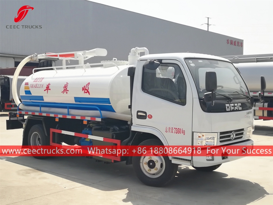 Truk Pengisap Septik 4.500 Liter DongFeng