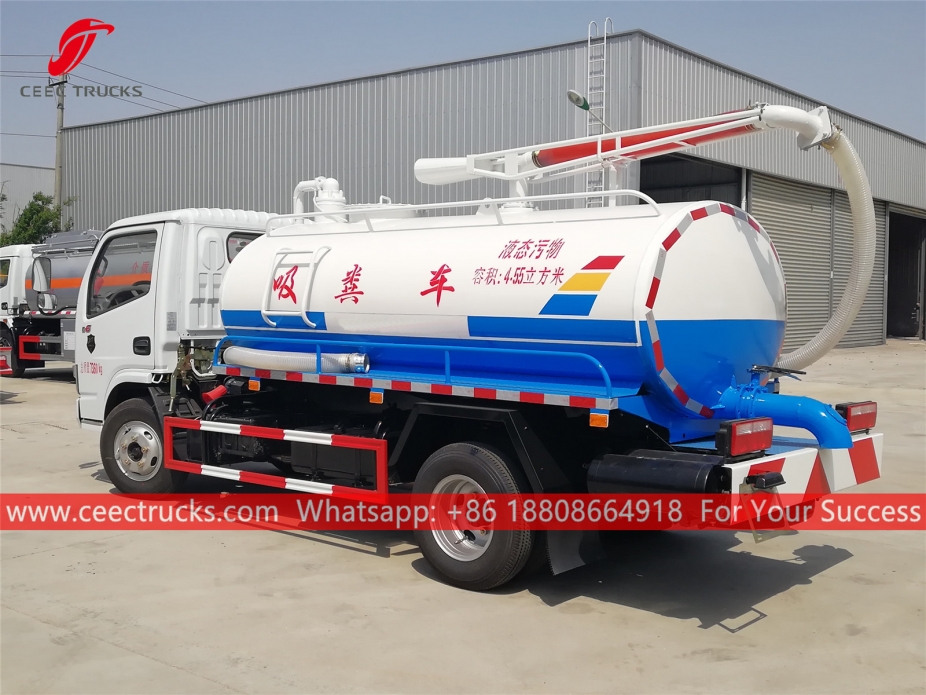 Truk Pengisap Septik 4.500 Liter DongFeng