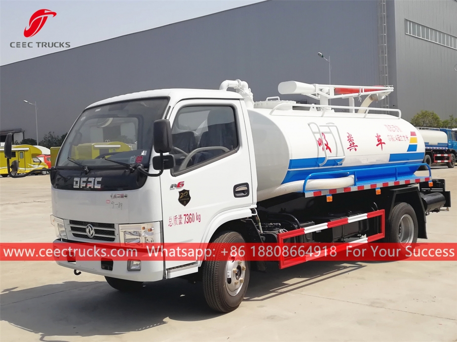 Truk Pengisap Septik 4.500 Liter DongFeng