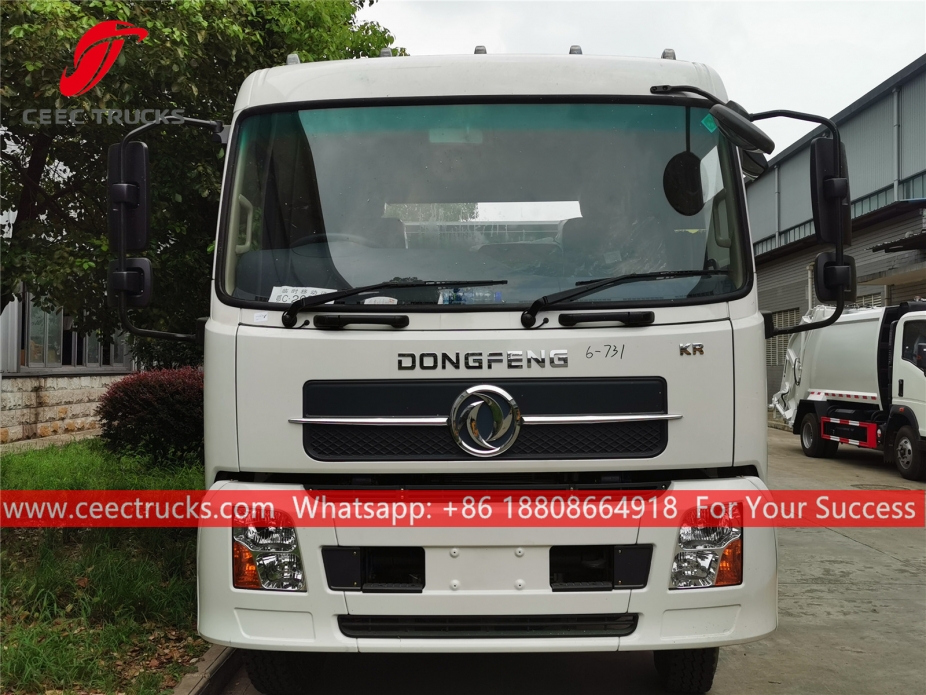 Truk sampah lengan ayun Dongfeng RHD