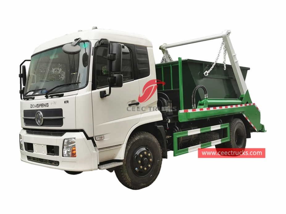 Truk sampah lengan ayun Dongfeng RHD