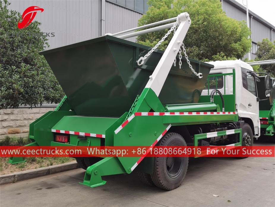 Truk sampah lengan ayun Dongfeng RHD