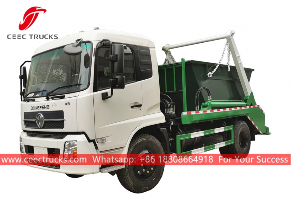 Truk sampah lengan ayun Dongfeng RHD