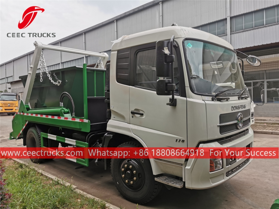 Truk sampah lengan ayun Dongfeng RHD
