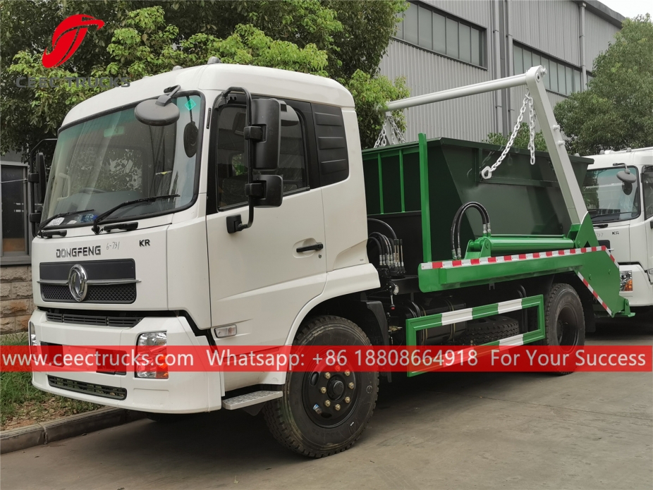 Truk sampah lengan ayun Dongfeng RHD
