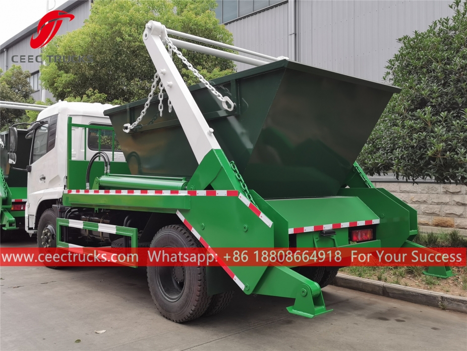 Truk sampah lengan ayun Dongfeng RHD