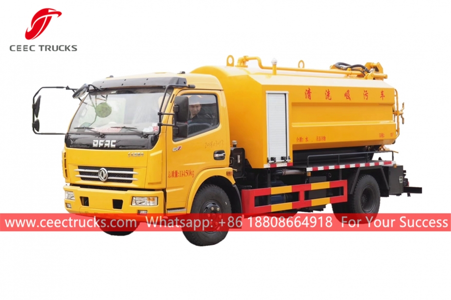 Jet Gabungan Dongfeng 6CBM dan Truk Hisap