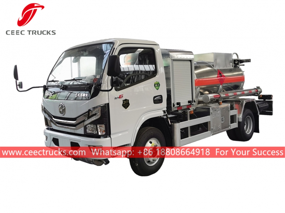 Truk bowser bahan bakar 2CBM Dongfeng