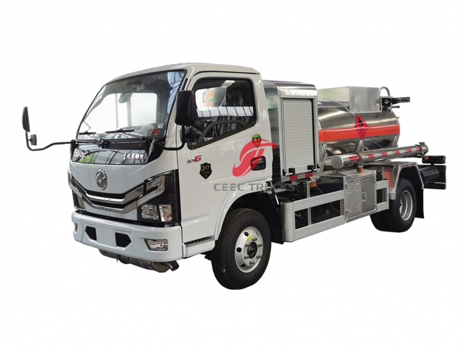 Truk bowser bahan bakar 2CBM Dongfeng