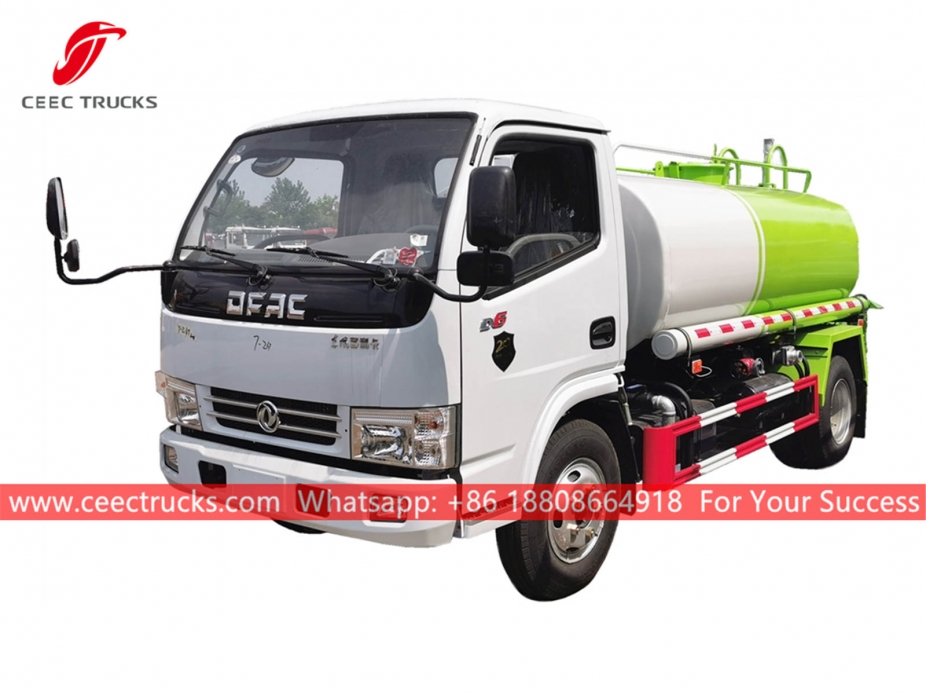 Truk tangki air Dongfeng 5CBM