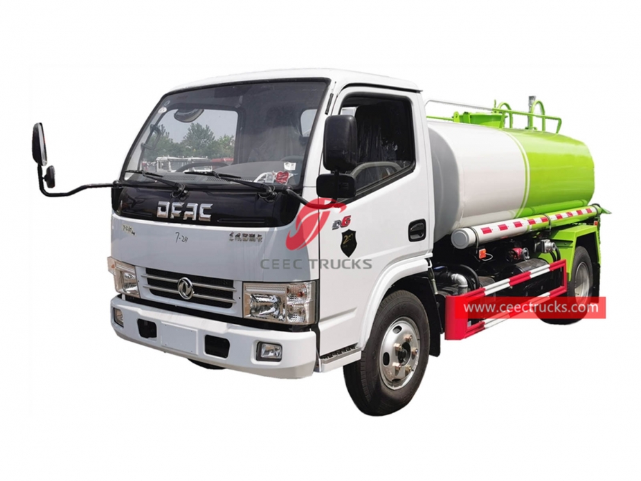 Truk tangki air Dongfeng 5CBM