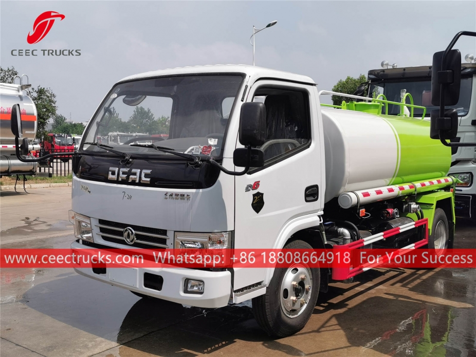 Truk tangki air Dongfeng 5CBM