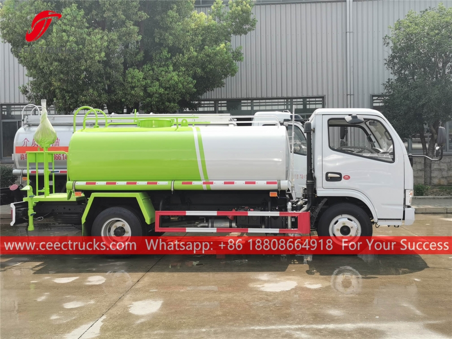 Truk tangki air Dongfeng 5CBM