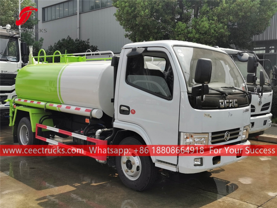 Truk tangki air Dongfeng 5CBM