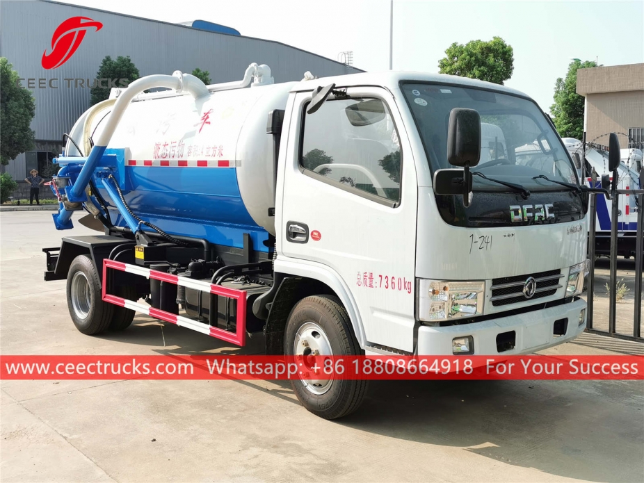 Truk Vakum Dongfeng 4.000Liter
