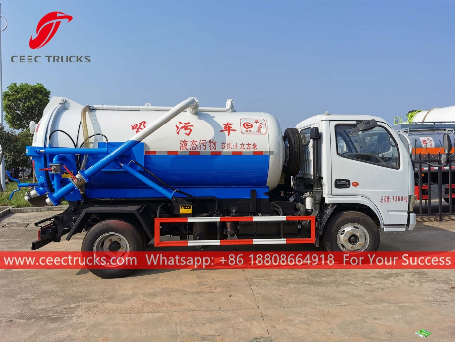 Truk Vakum Dongfeng 4.000Liter