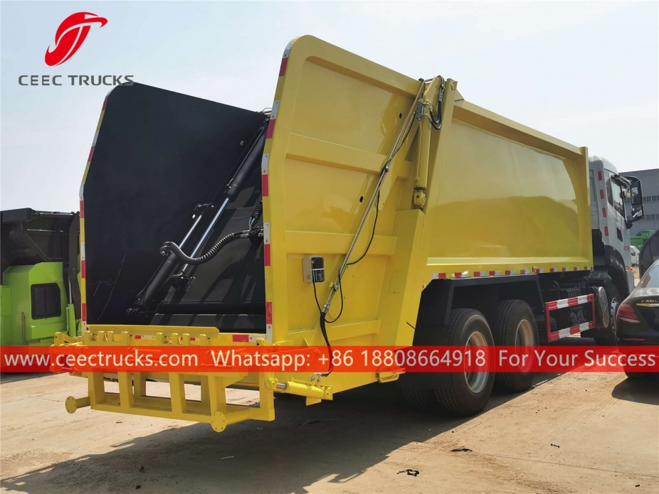 Truk pemadat sampah 18CBM Dongfeng