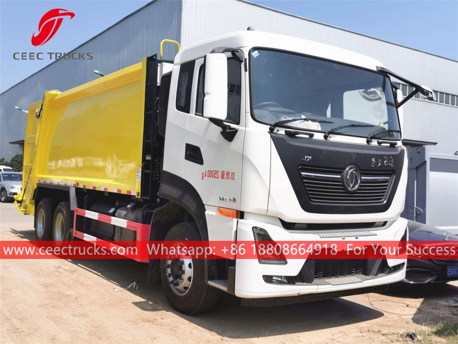 Truk pemadat sampah 18CBM Dongfeng