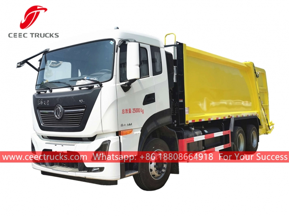 Truk pemadat sampah 18CBM Dongfeng