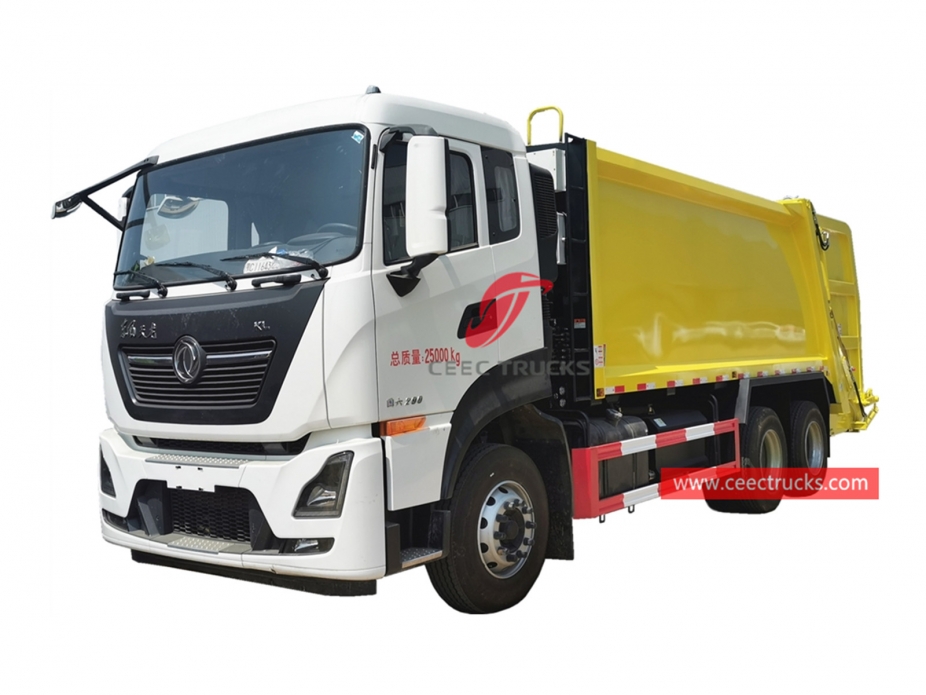 Truk pemadat sampah 18CBM Dongfeng