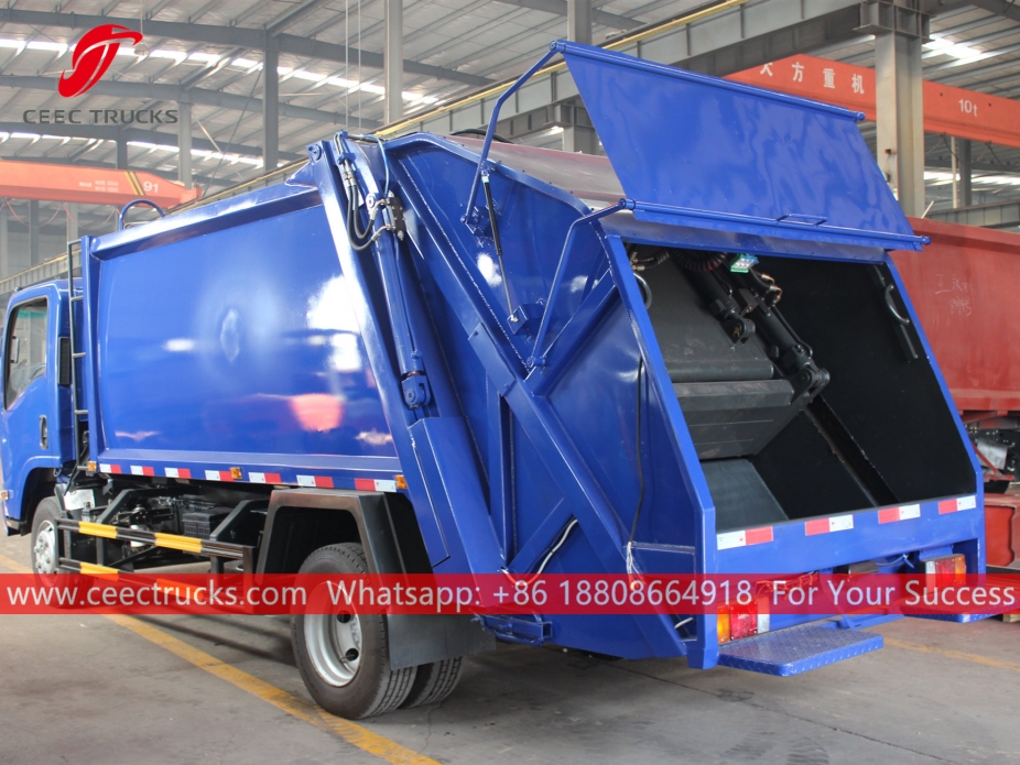 european standard 8,000 liters compression garbage truck upper body