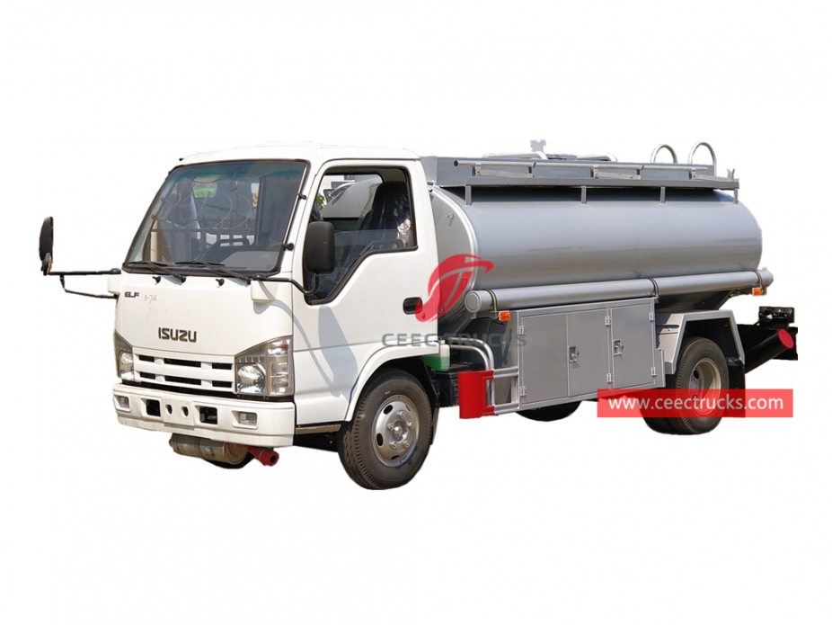 Truk tangki bahan bakar 4CBM ISUZU