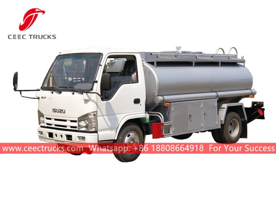 Truk tangki bahan bakar 4CBM ISUZU