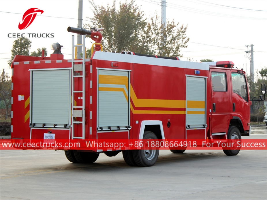 ISUZU 4+1CBM fire fighting truck