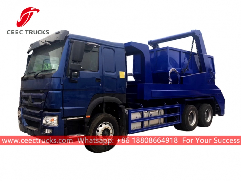 HOWO RHD Truk sampah lengan ayun