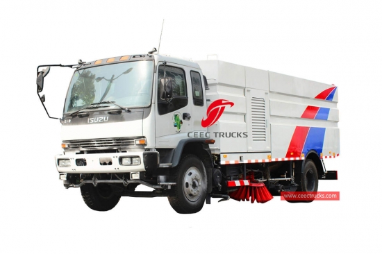 ISUZU 12cbm road sweeper and washer truck