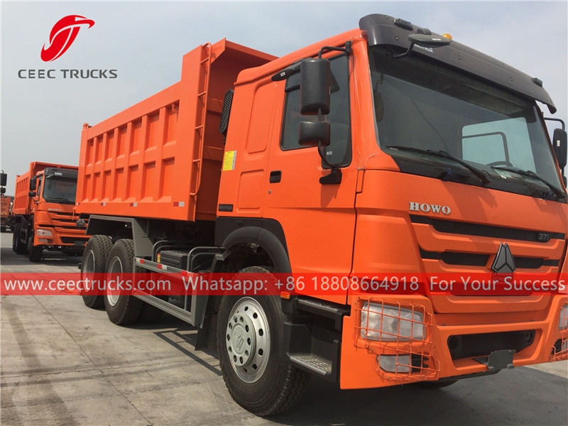 HOWO 10 wheeler 371HP tip-truck