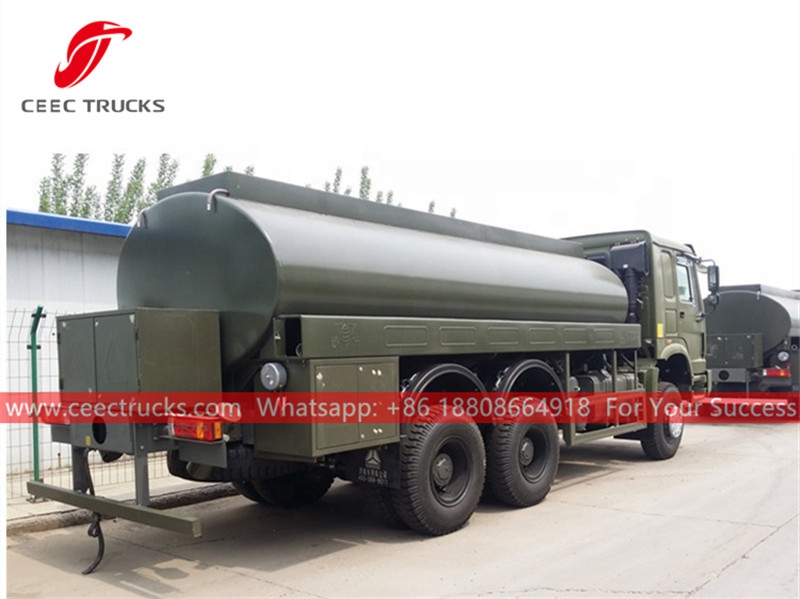 HOWO 6×6 AWD oil tanker truck