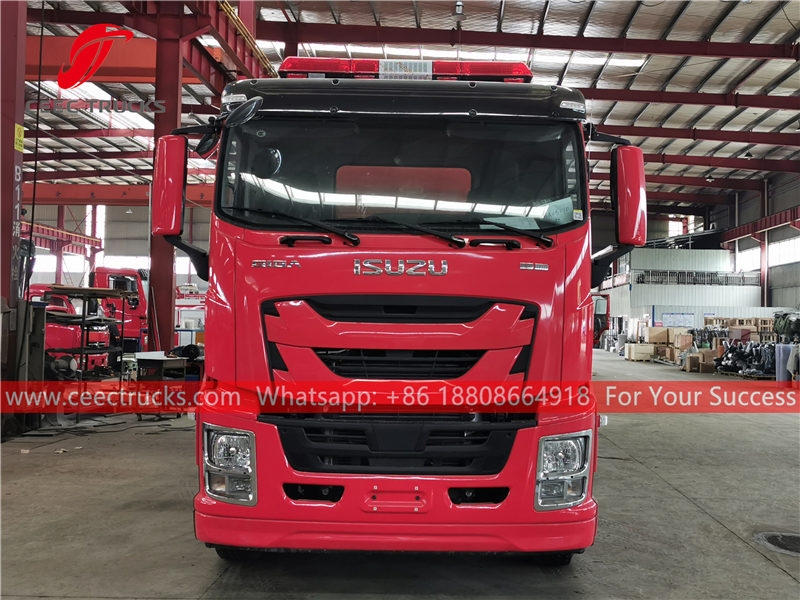 ISUZU GIGA Dry powder Fire fighting truck for sale