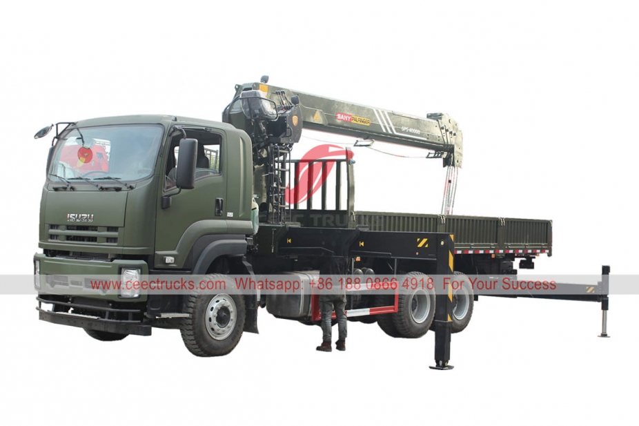 ISUZU truck with crane palfinger SPS40000