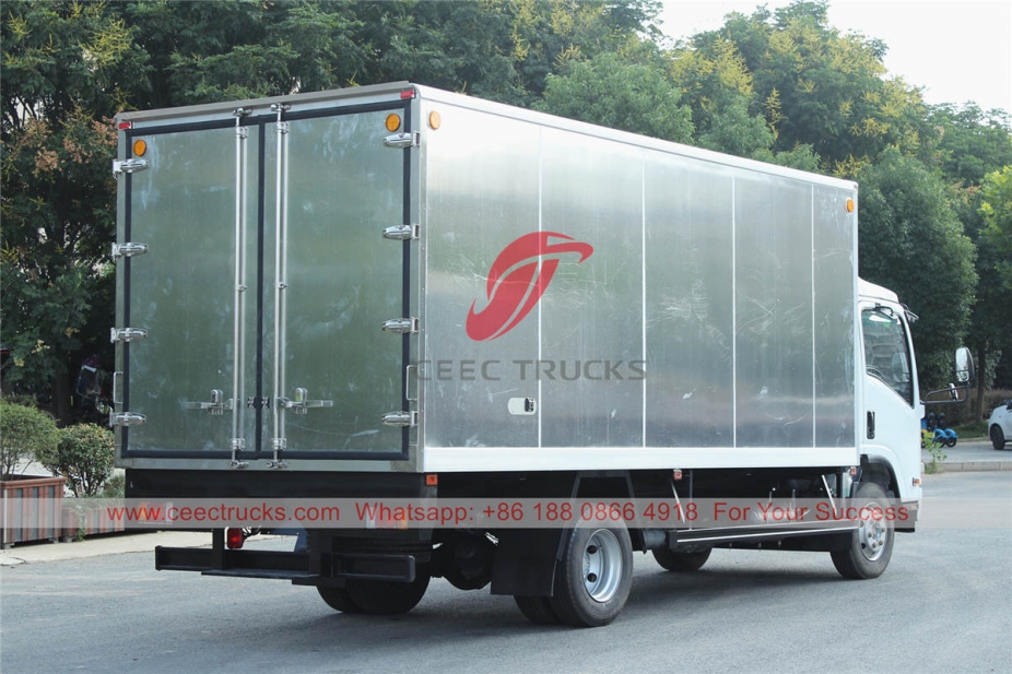 ISUZU 4×2 Aluminum alloy cargo truck