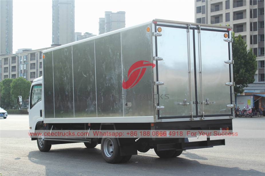 ISUZU 4×2 Aluminum alloy cargo truck