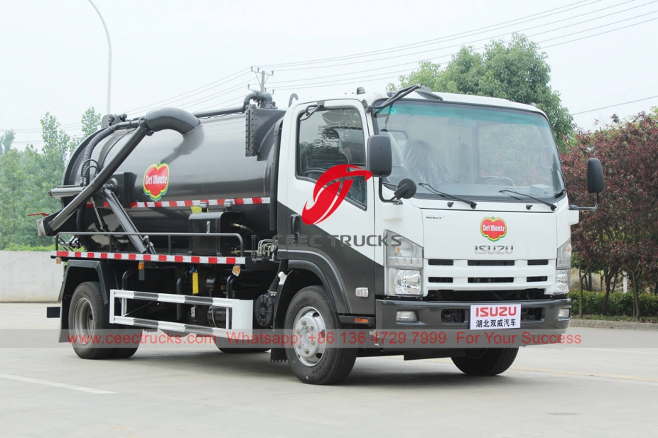 ISUZU 4×2 vacuum truck